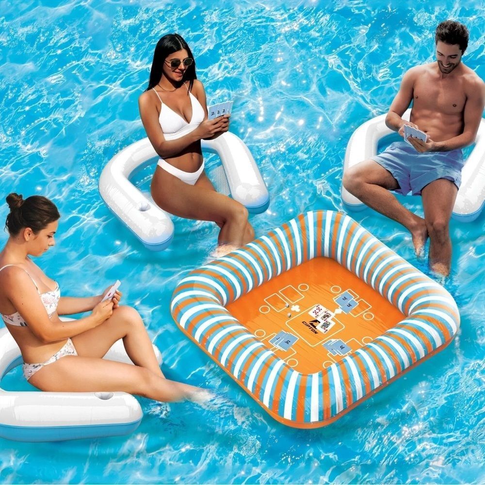 Cipton Floating Card Table Set - Picture 6 of 7